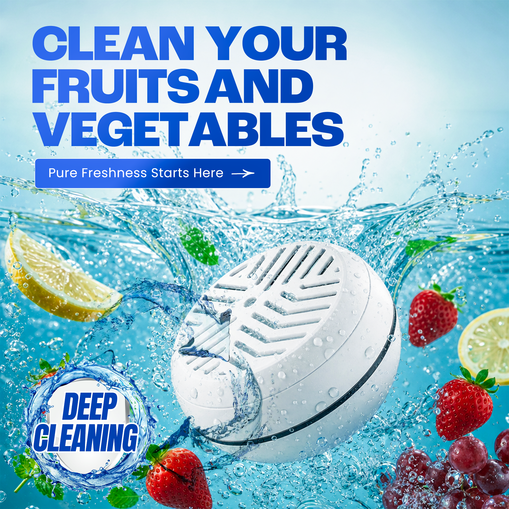 Portable Fruit Cleaner