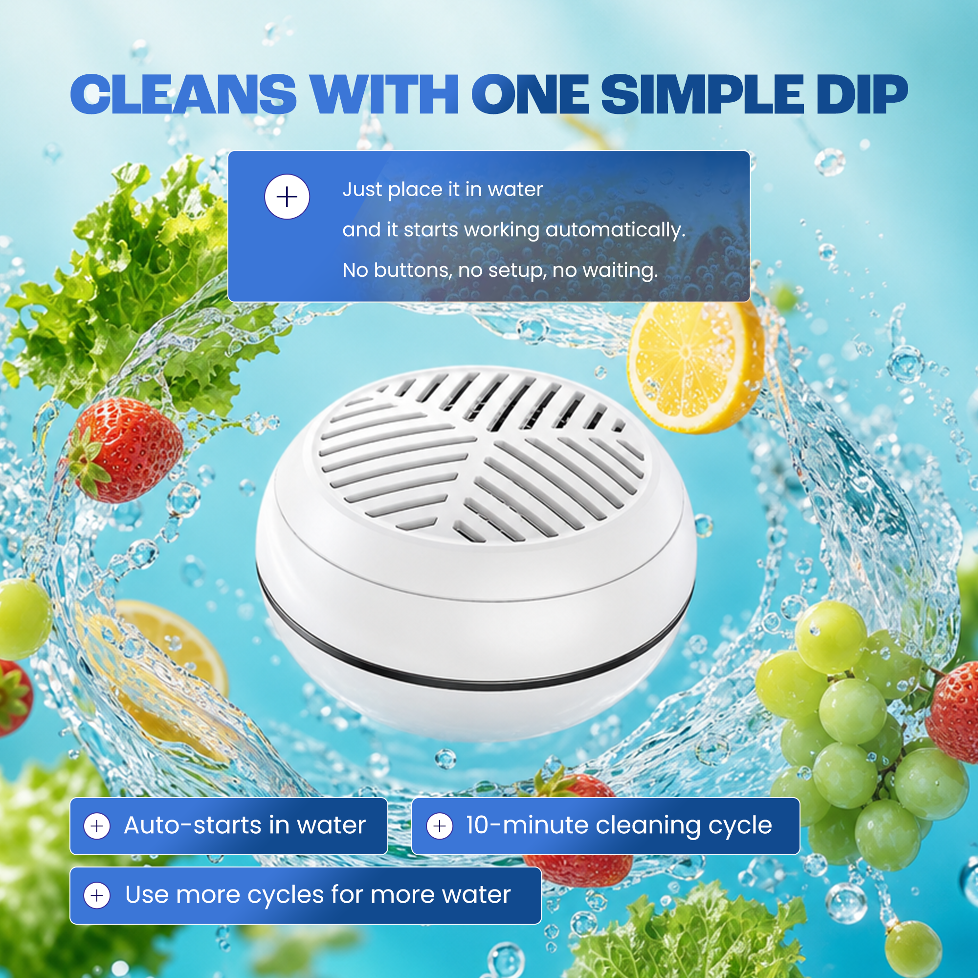 Portable Fruit Cleaner